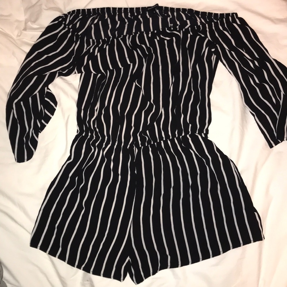 Ambiance striped romper